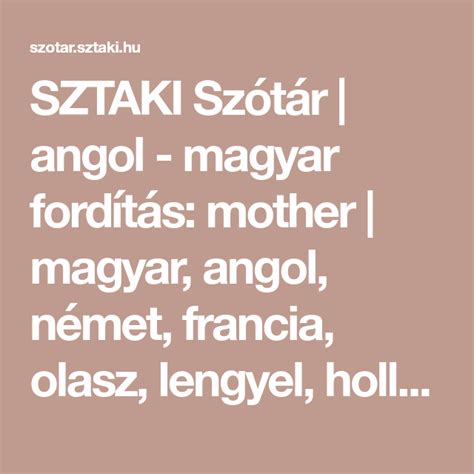 angol magyar fordito sztaki